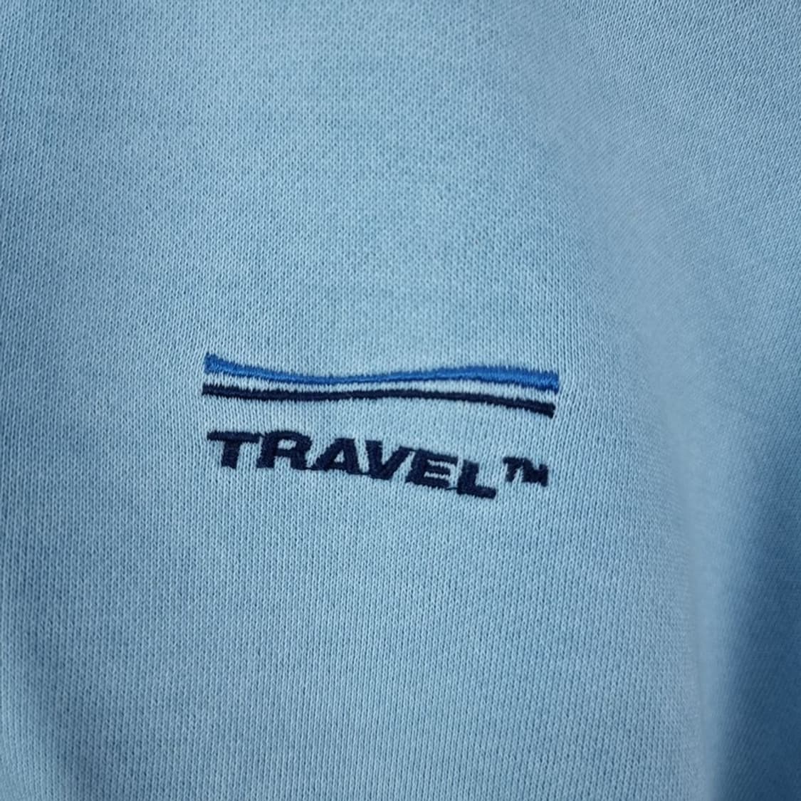 [트래블] 로고 자수 워시드 오버핏 후드 집업 M19301 상품이미지6