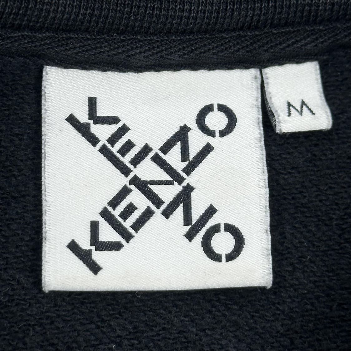 KENZO 겐조 크로스 로고 프린팅 맨투맨 블랙 M 상품이미지5