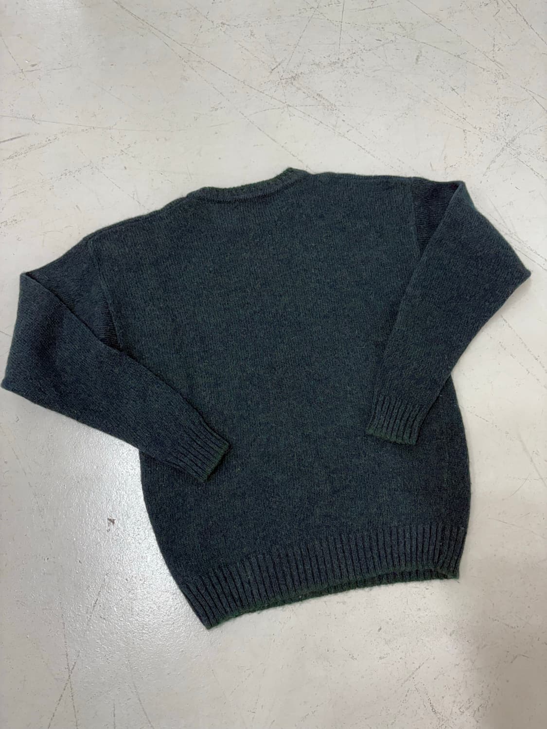 90‘s Wool rich Green wool sweater.  상품이미지7
