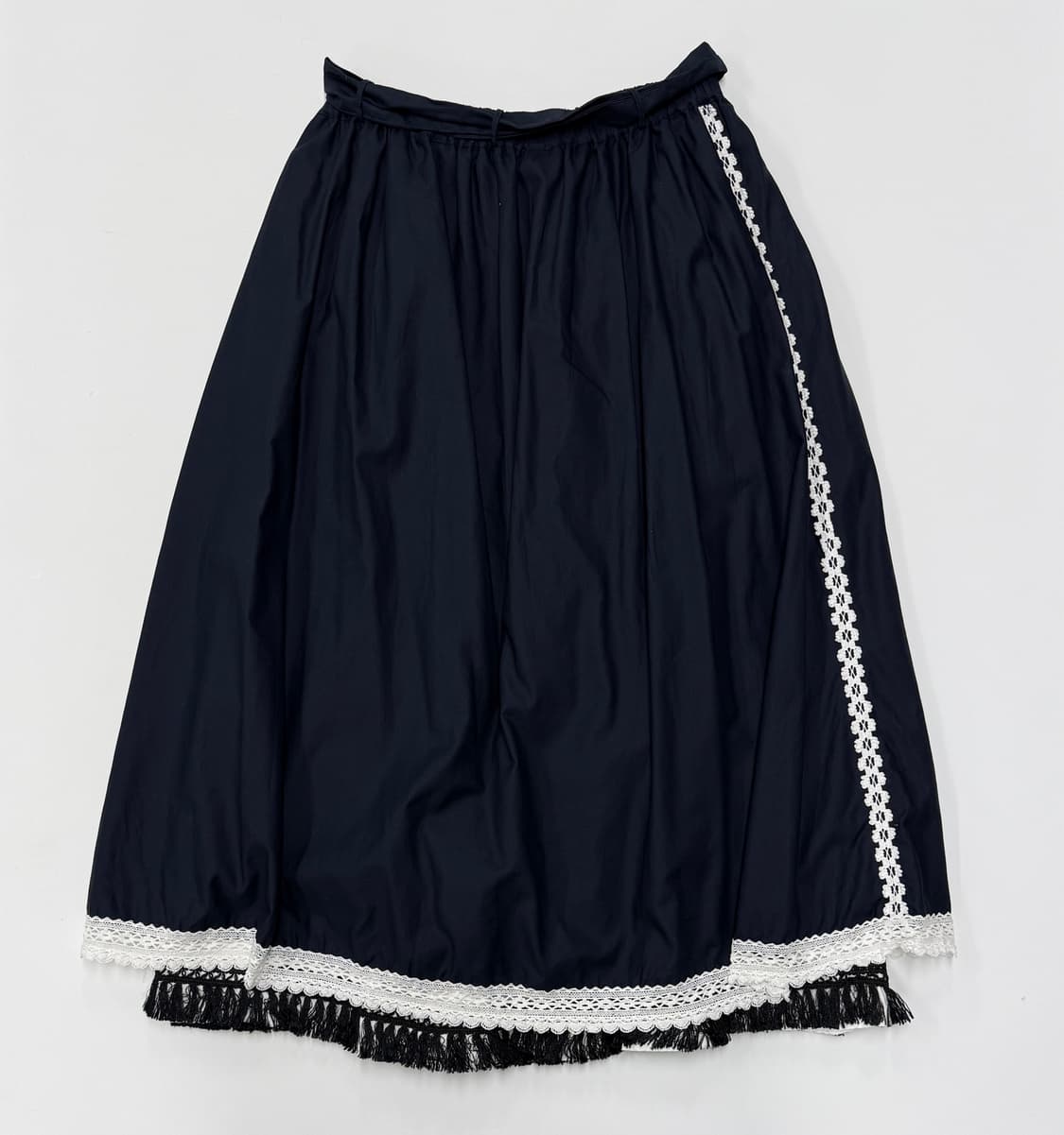 Beams boy x Tori-to fringe skirt 상품이미지3