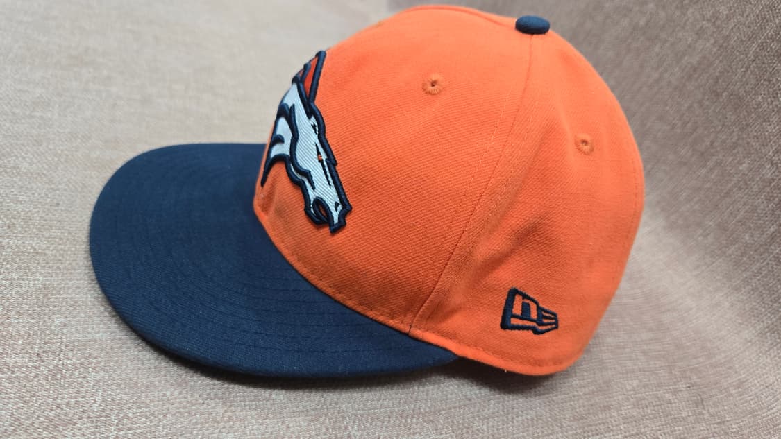 덴버 브롱코스 모자 남성용 오렌지 7 1/4 핏 NFL 뉴 에라 풋볼 상품이미지2