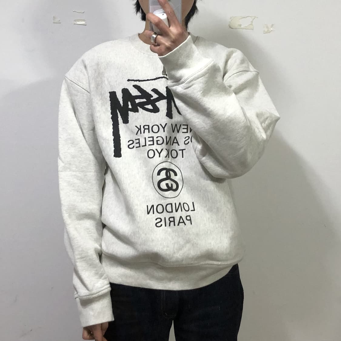 스투시 월드투어 맨투맨  상품이미지3