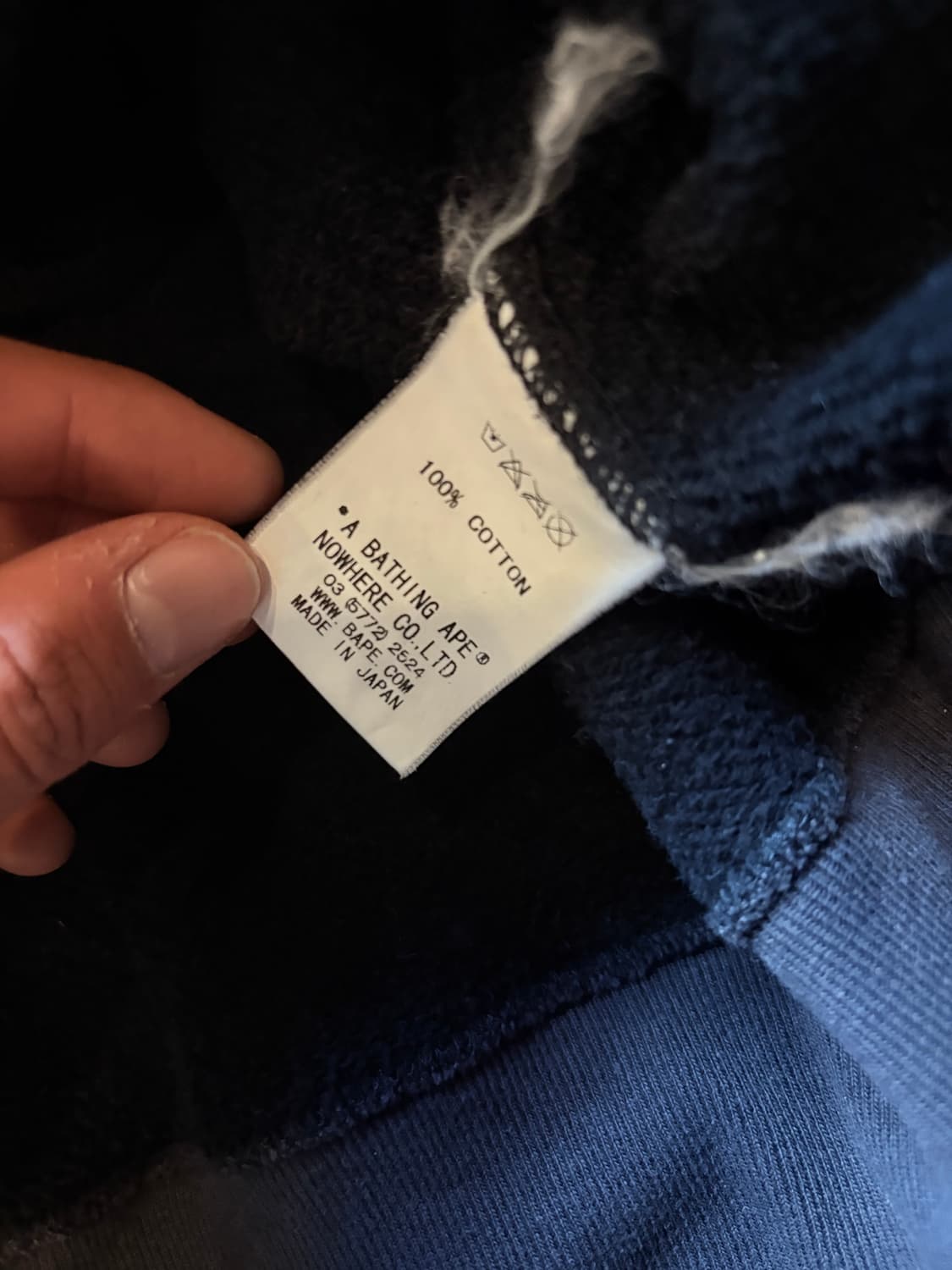 Vintage BAPE Zip-up Hoodie 상품이미지4