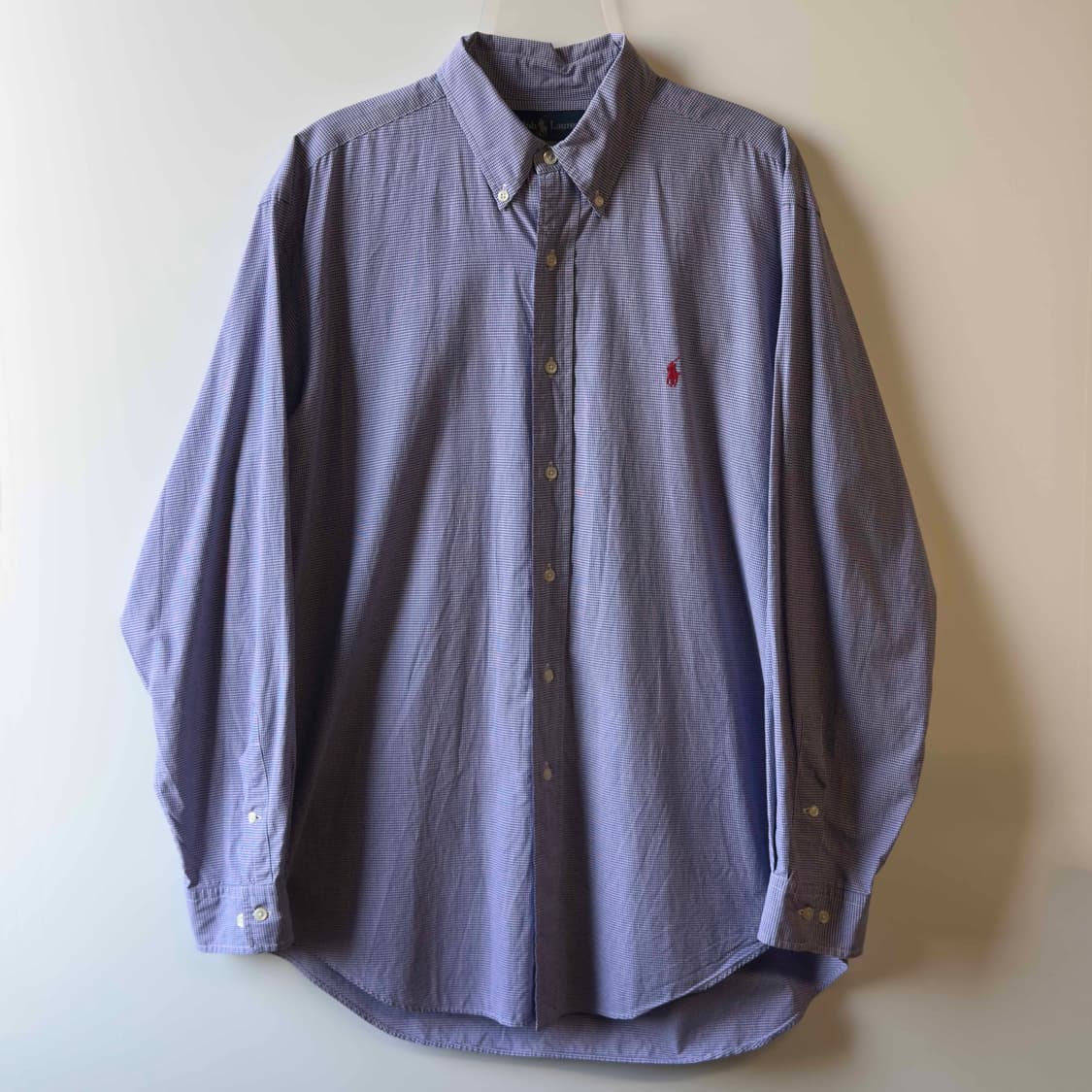 폴로 랄프로렌 야무스 깅엄체크 긴팔 셔츠 상품이미지1