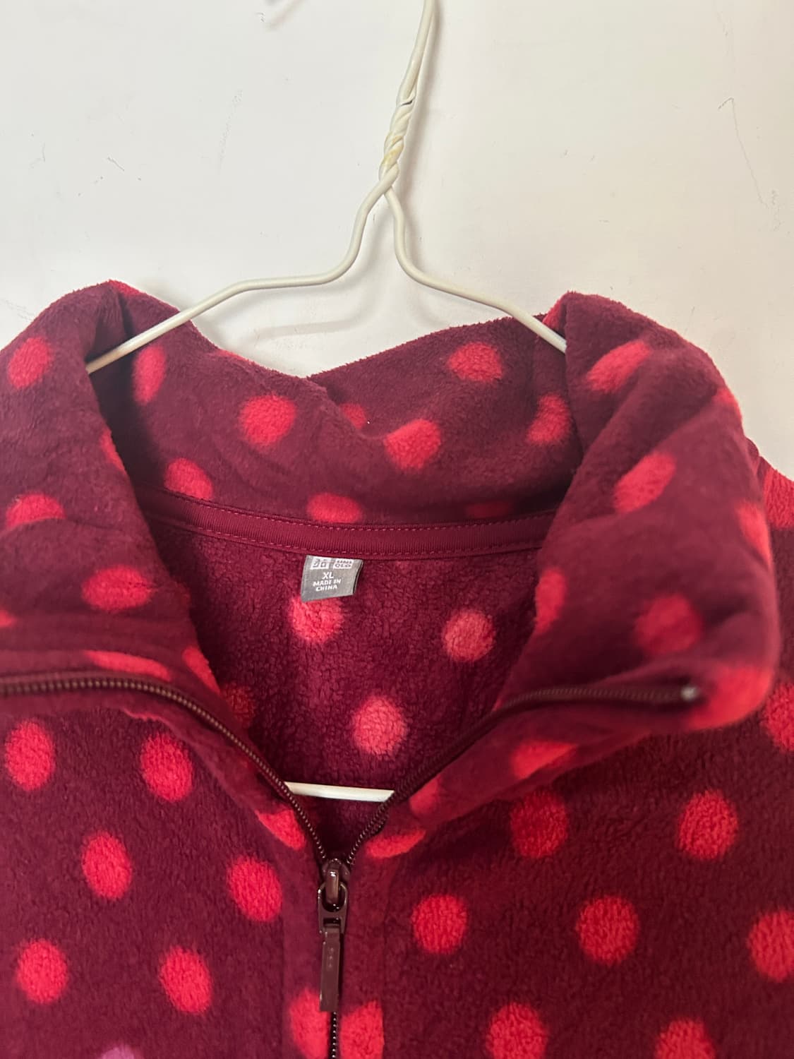 유니클로 땡땡이 후리스  상품이미지3