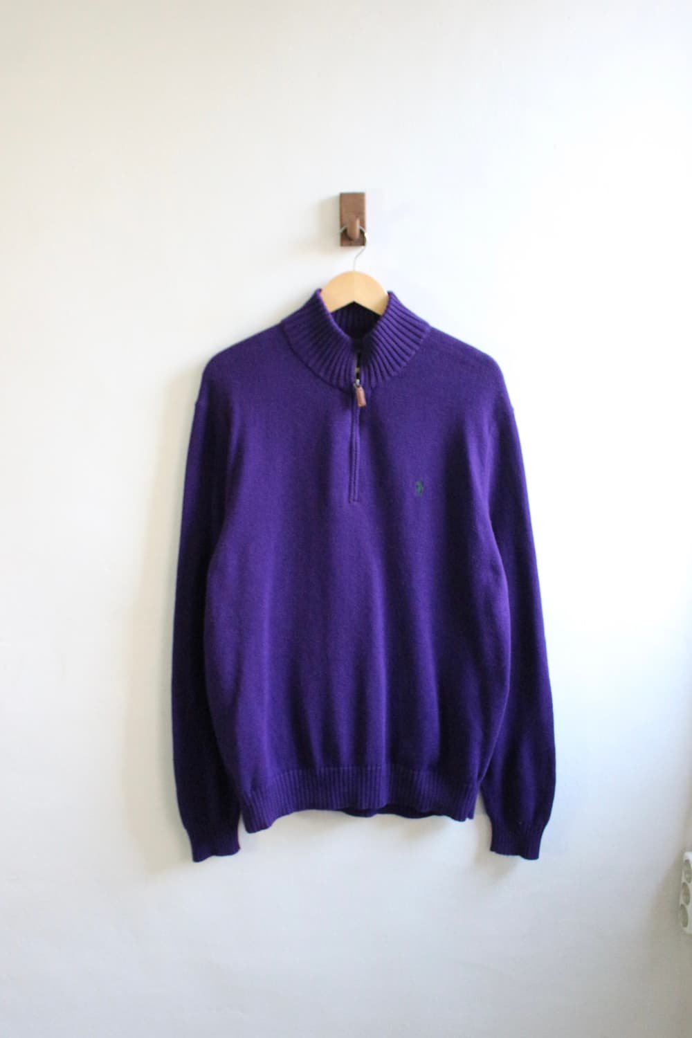 폴로 1/4 집업 니트 상품이미지1