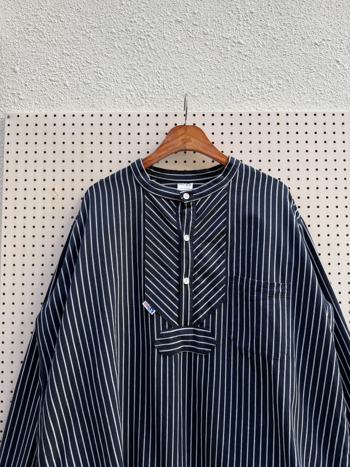 1990s modAS GERMAN NAVY STRIPE 피셔맨스목셔츠 상품이미지5