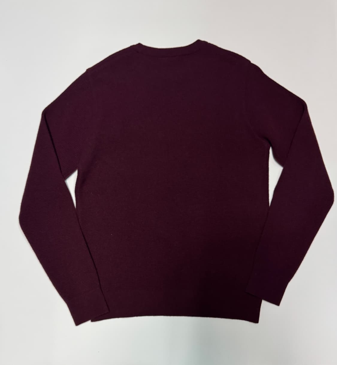 정품 라코스테 버건디 울 니트 상품이미지2