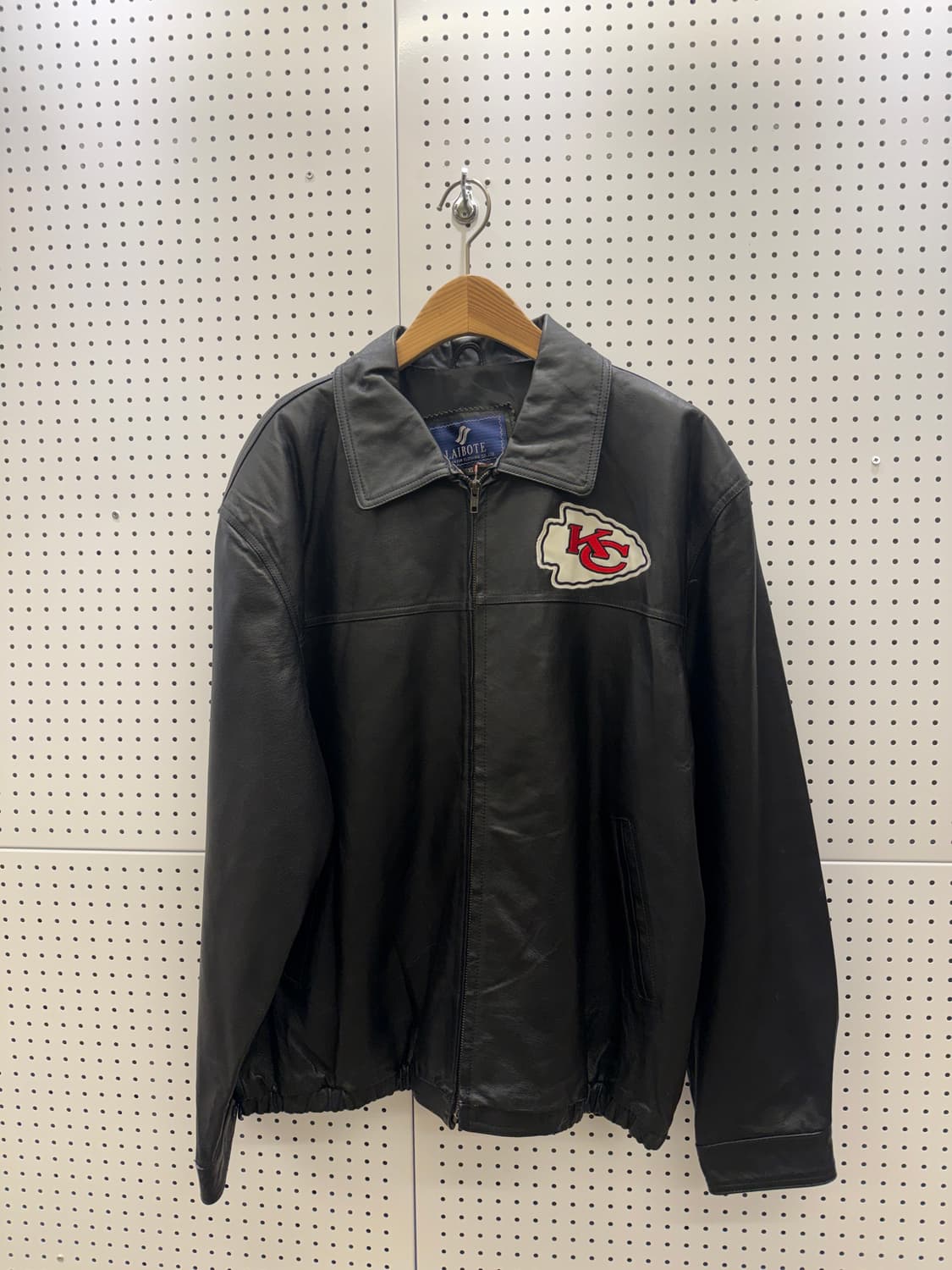 빈티지 캔사스 시티 리얼레더 자켓 U676 상품이미지2