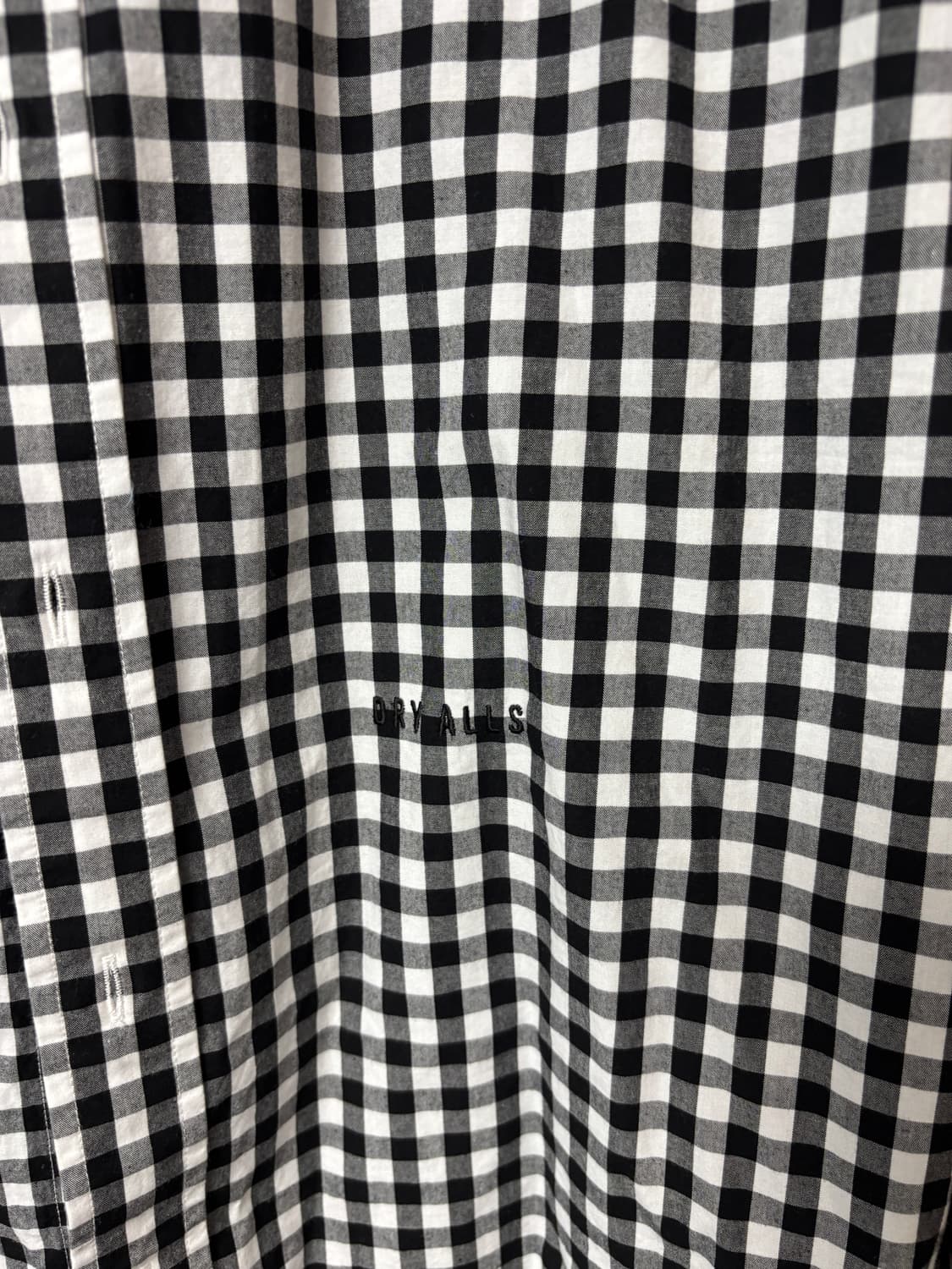 휴먼메이드 체크버튼 깅엄셔츠 L 상품이미지4