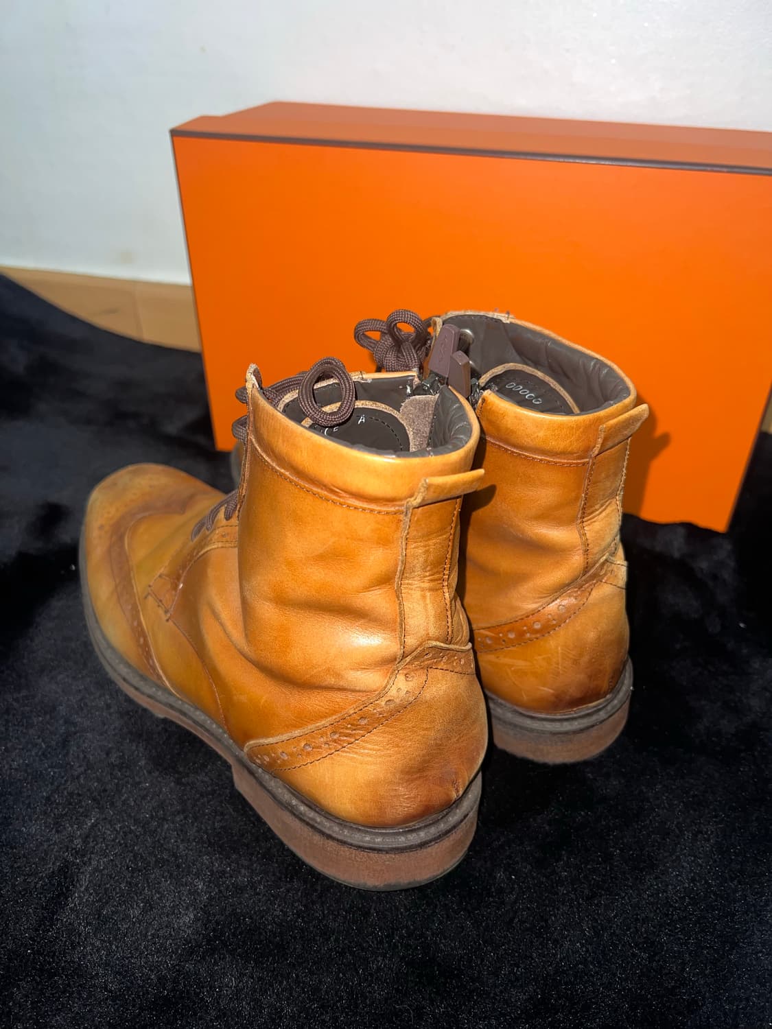 Classic wing tip leather boots 270 상품이미지6