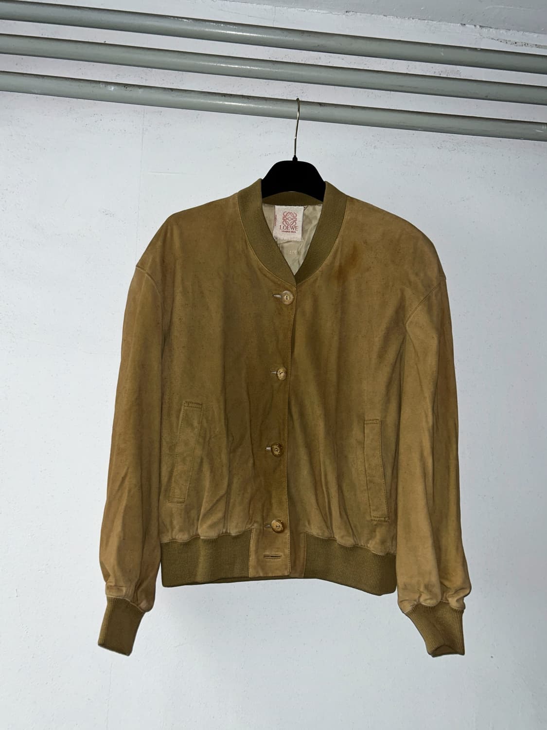 LOEWE  Suede Bomber Jacket 상품이미지1