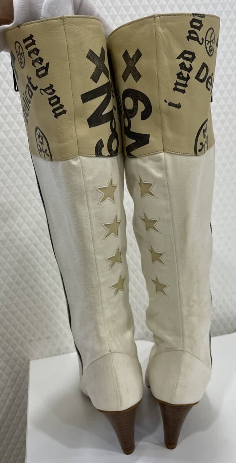 castelbajac white knee boots 상품이미지3