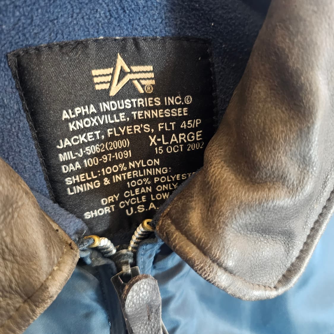 알파인더스트리 cwu45p 항공자켓 점퍼 상품이미지2