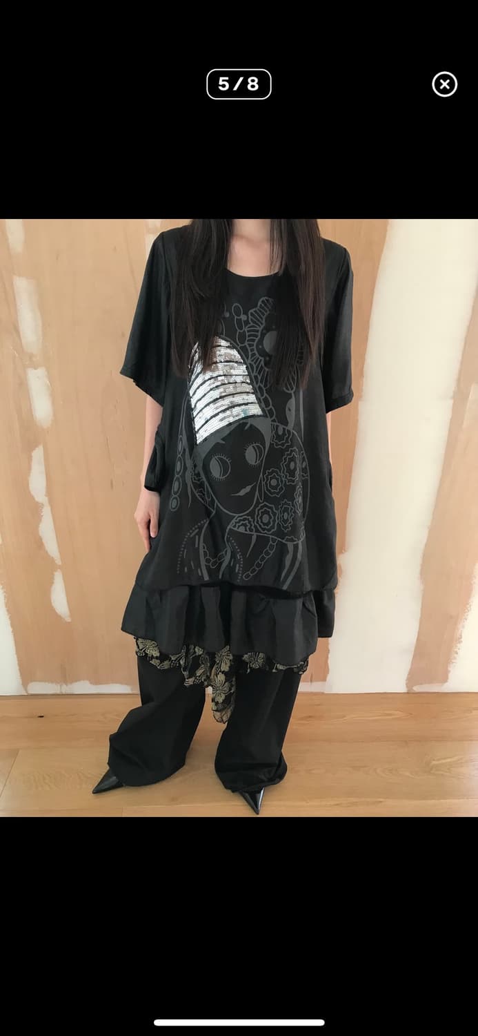 vintage pattern pocket one-piece 상품이미지5