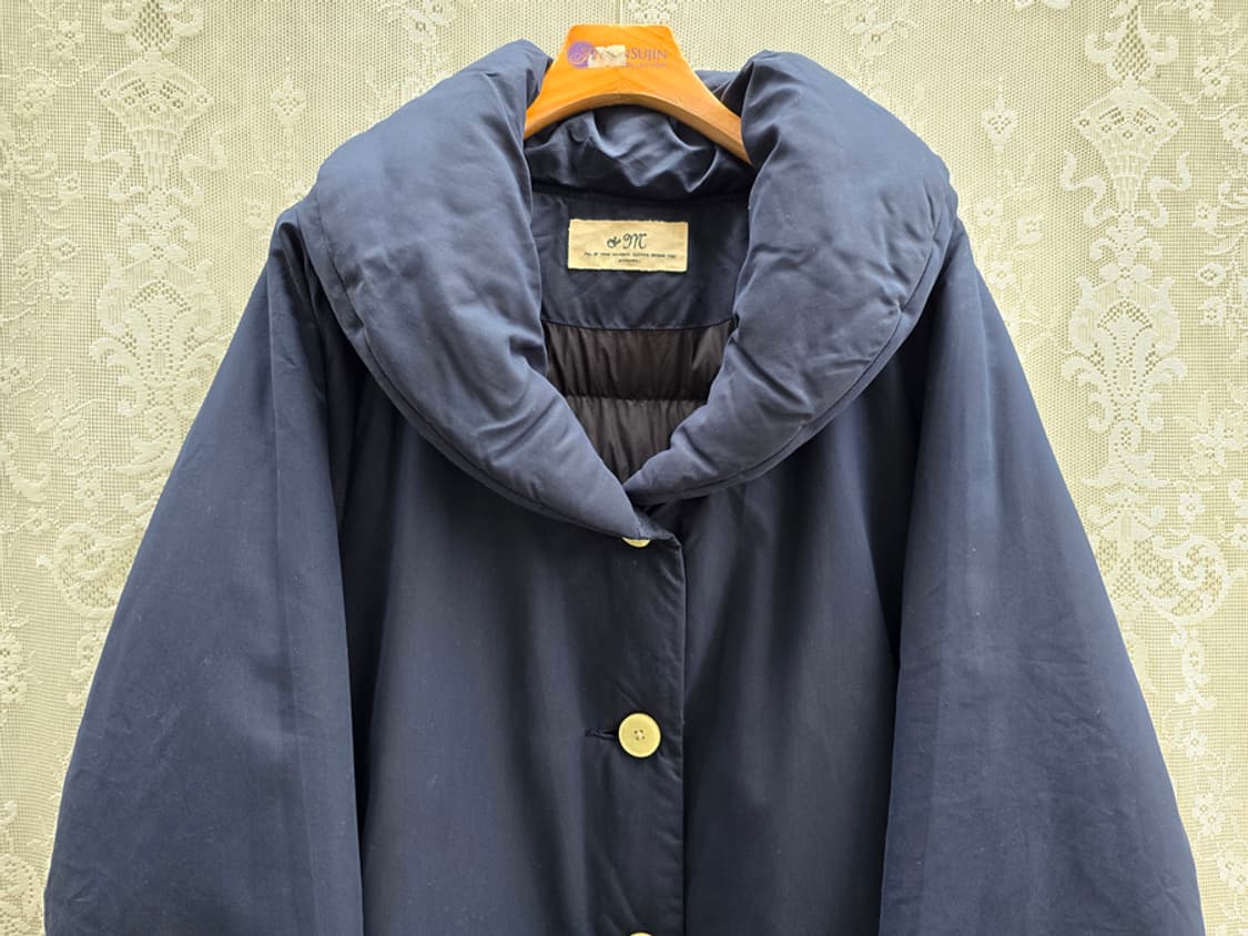 숄카라 오리털 패딩코트 상품이미지2