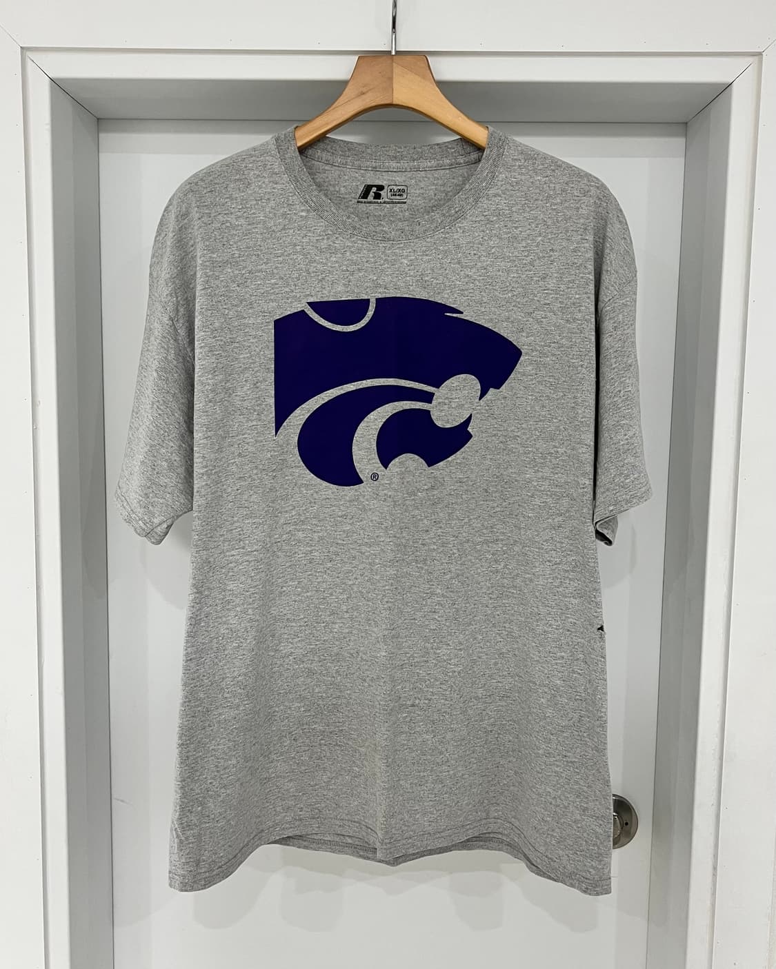 러셀 x 캔자스 스테이트 와일드캣츠 빈티지 로고 티셔츠 상품이미지2