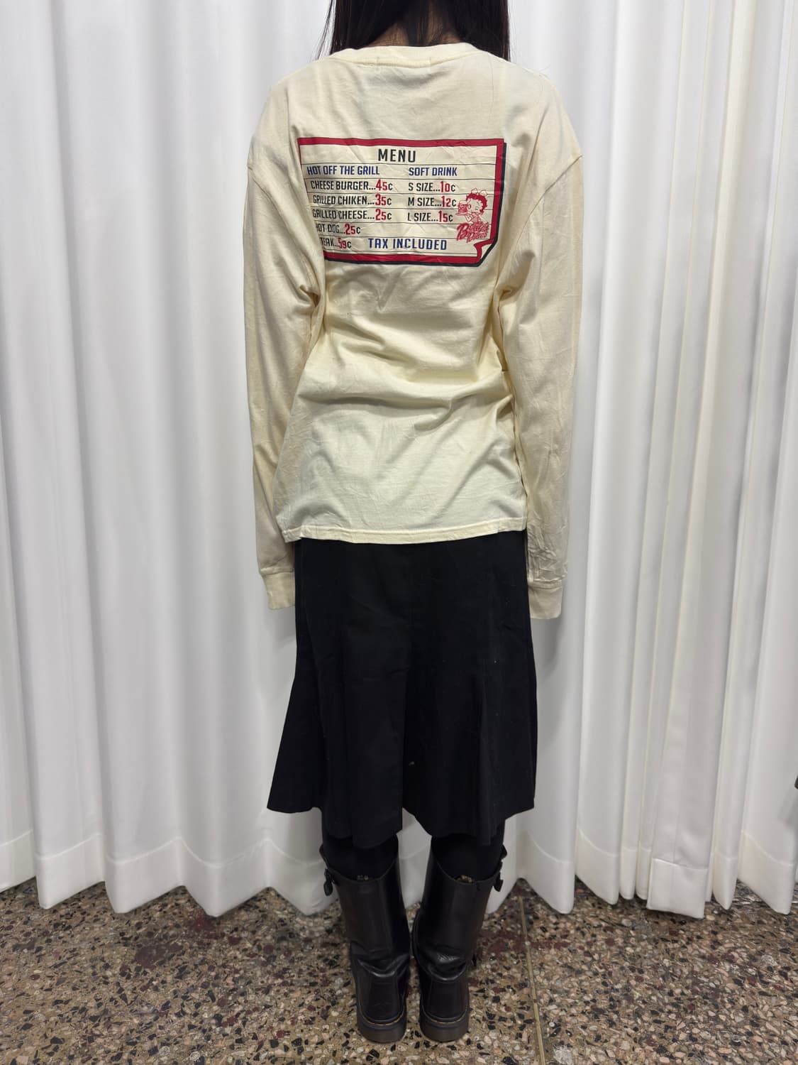 betty boop printing longsleeve 상품이미지5