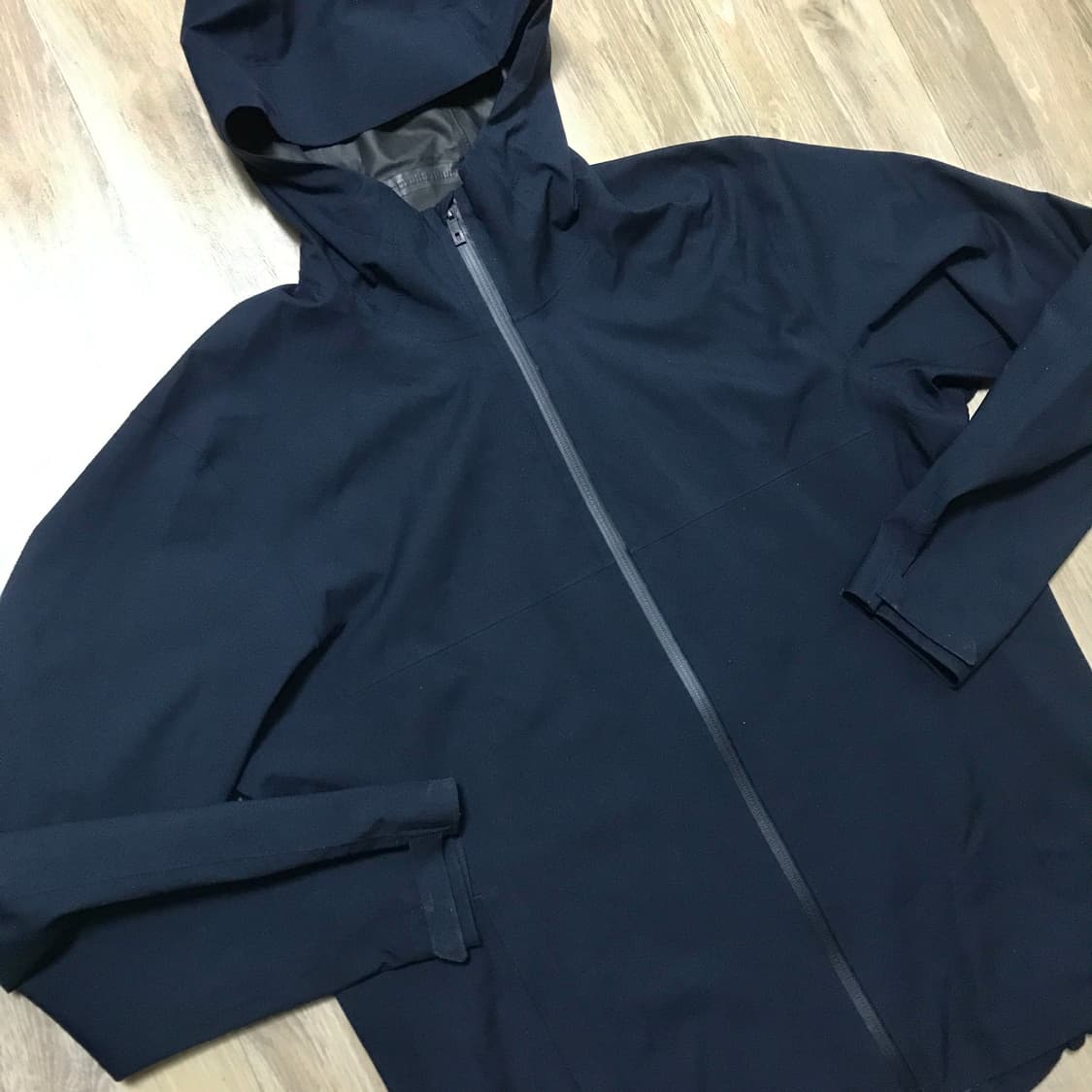 유니클로 블록테크 바람막이 자켓 XL 네이비 상품이미지1