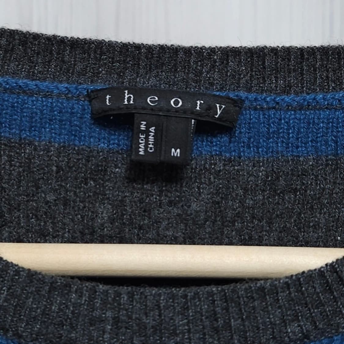 95)theory 띠어리 캐시미어100%니트 스트라이프 상품이미지4