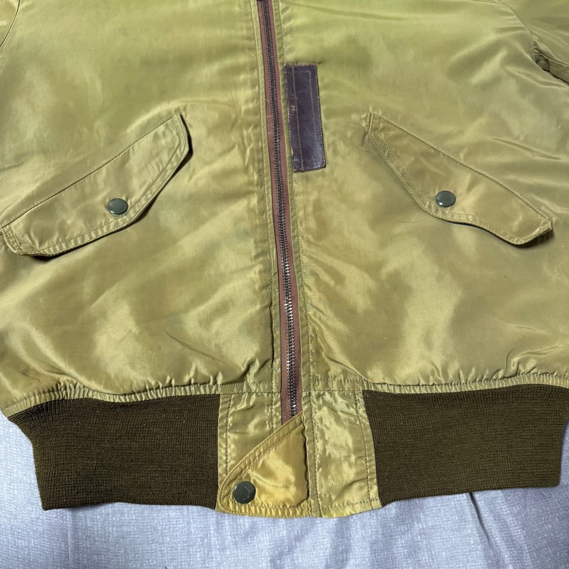 [38]버즈릭슨 L-2 올리브 항공점퍼 상품이미지6