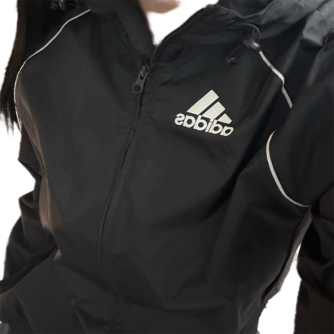 🖤아디다스 에센셜 윈드 브레이커 블랙 바람막이🖤 상품이미지3
