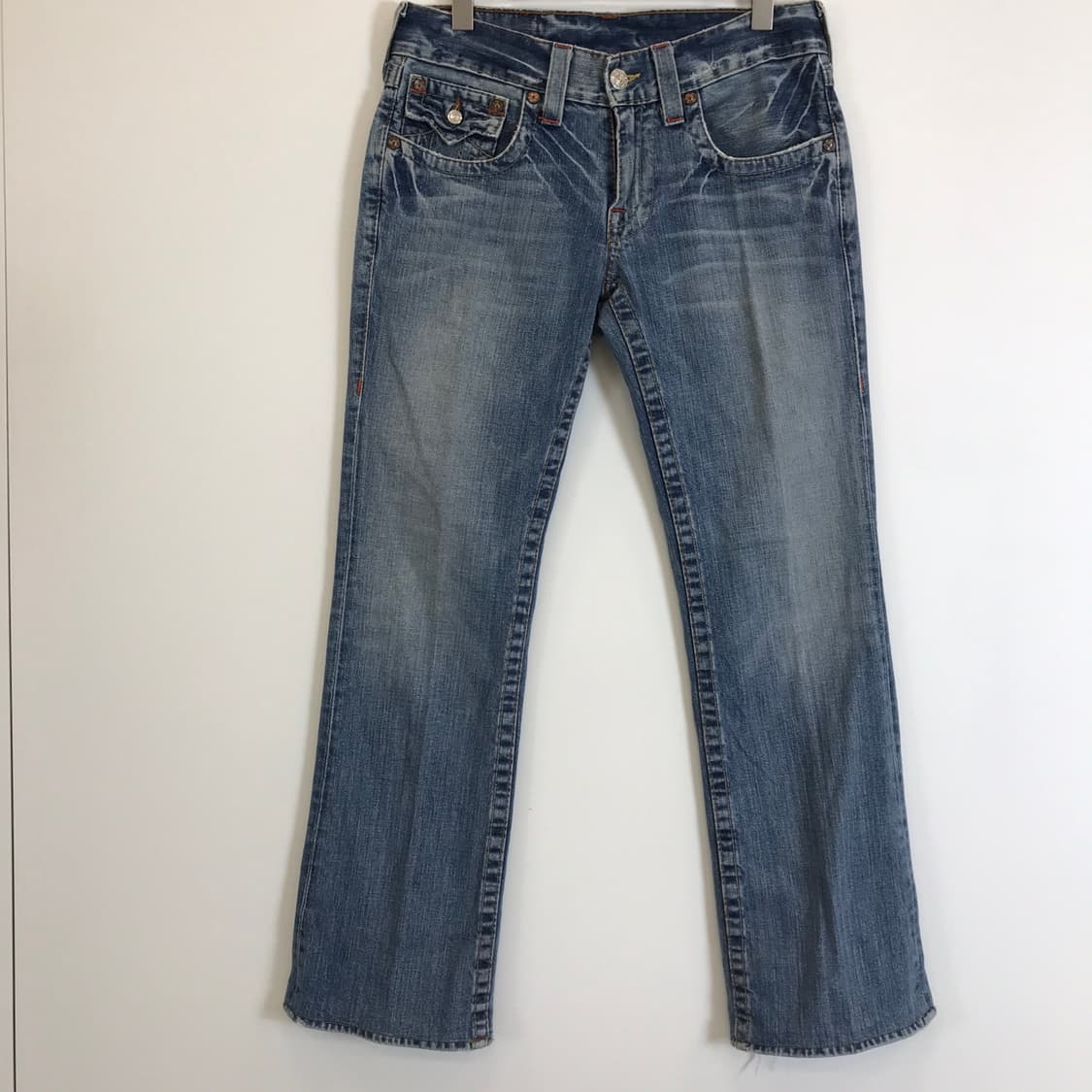 트루릴리전 빌리 백자수패치 부츠컷 청바지 [31인치] 상품이미지1