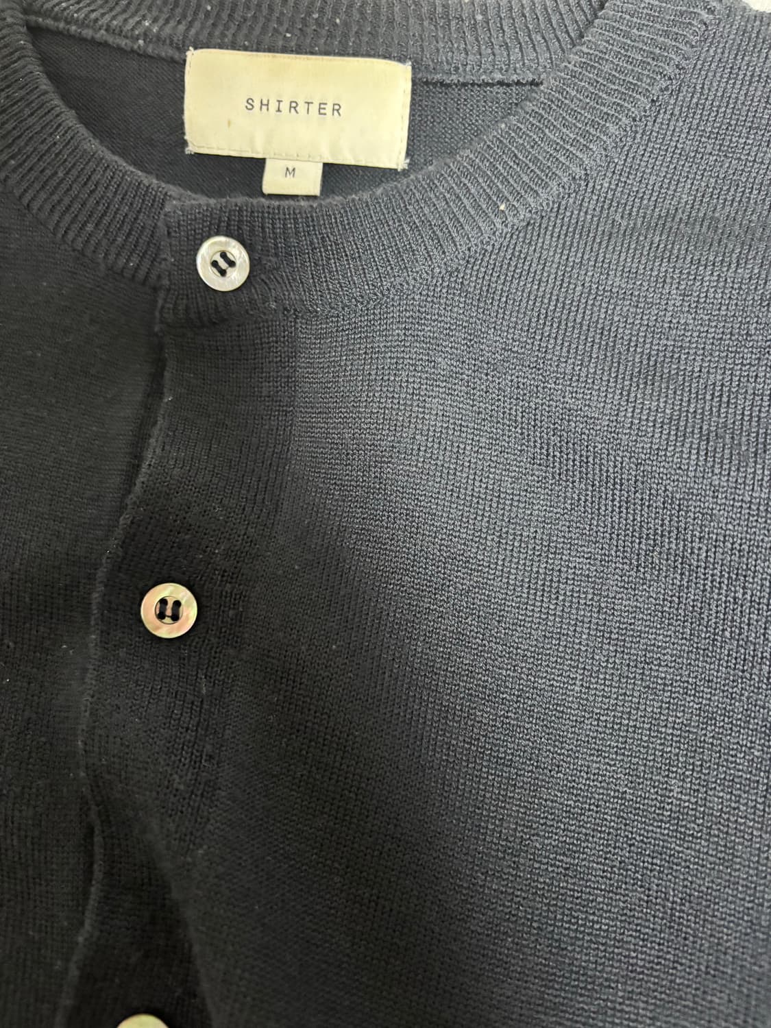 Shirter 라운드넥 가디건 상품이미지3