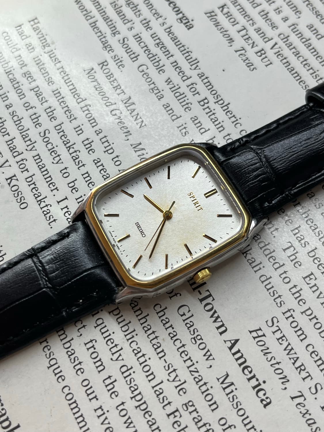 Seiko Quartz Spirit Tank Watch 상품이미지2