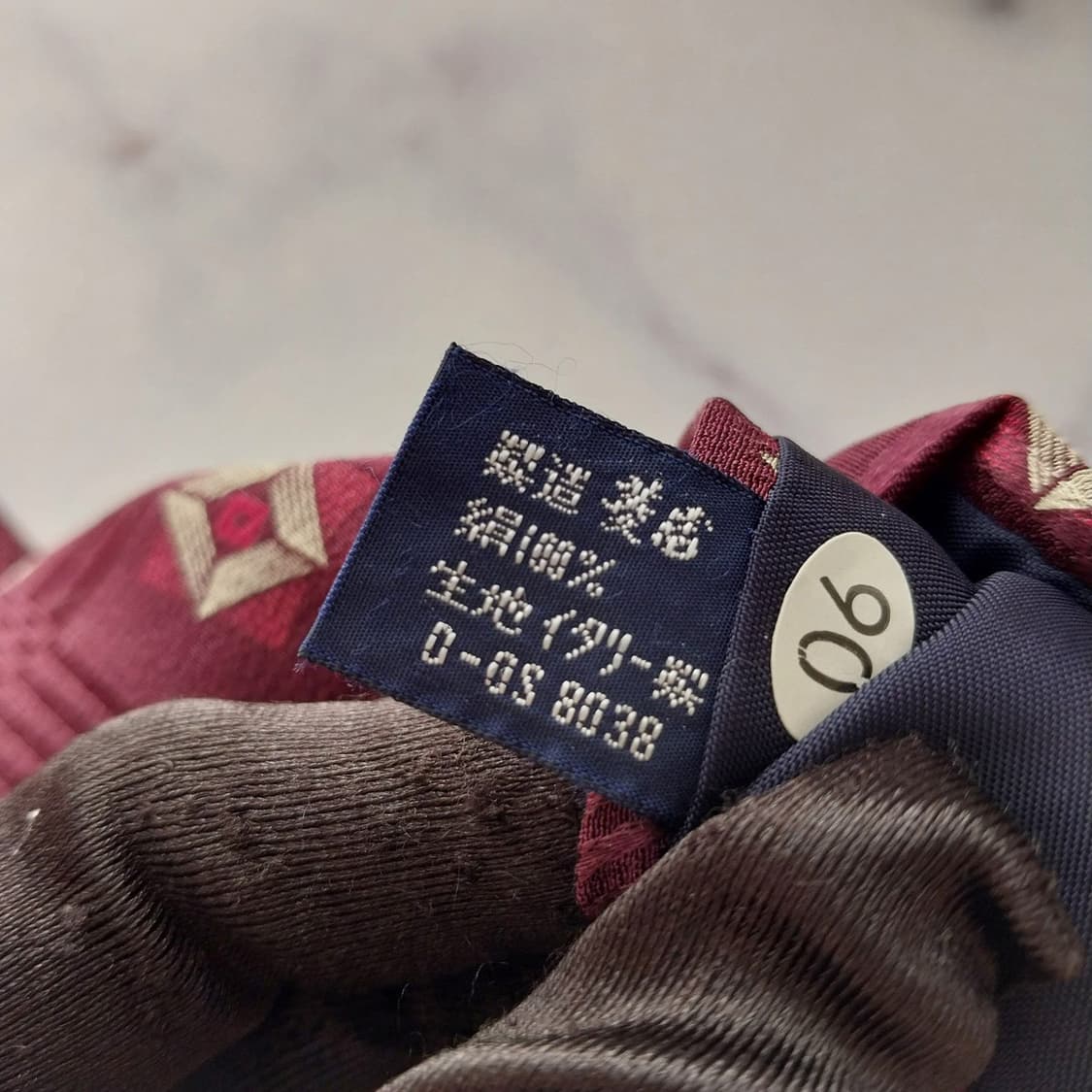 폴로랄프로렌 실크 기하 패턴 넥타이 10.4cm A+등급 K1448
 상품이미지10