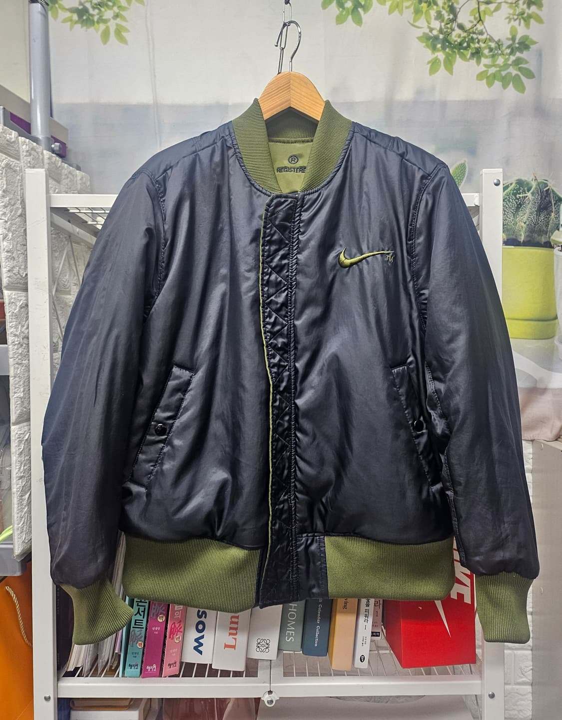 나이키 빅스우시 항공패딩점퍼 105 써마핏 양면 봄버자켓 블루종 XD42 상품이미지4