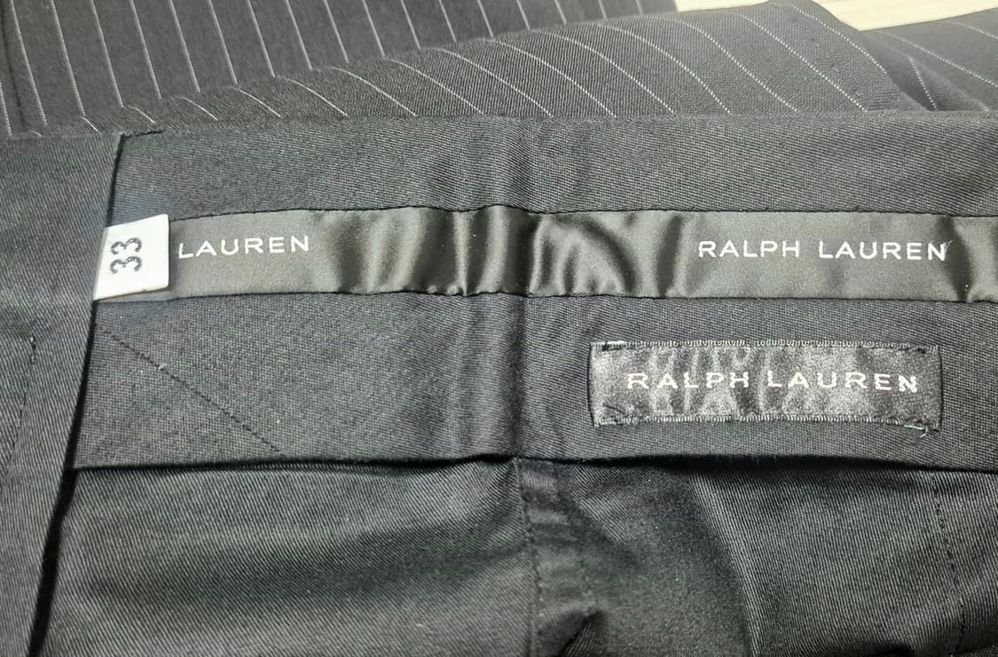 랄프로렌 블랙라벨 블랙 핀스트라이프 수트 상품이미지8