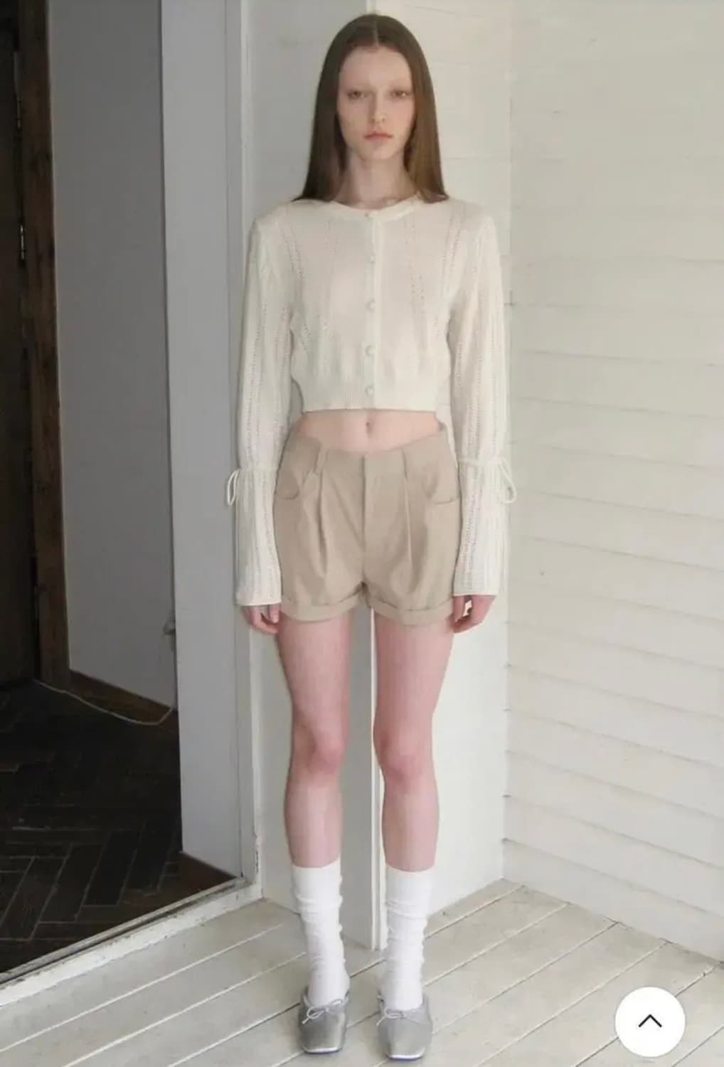 시눈 가디건 CROCHET CARDIGAN (IVORY) 상품이미지2