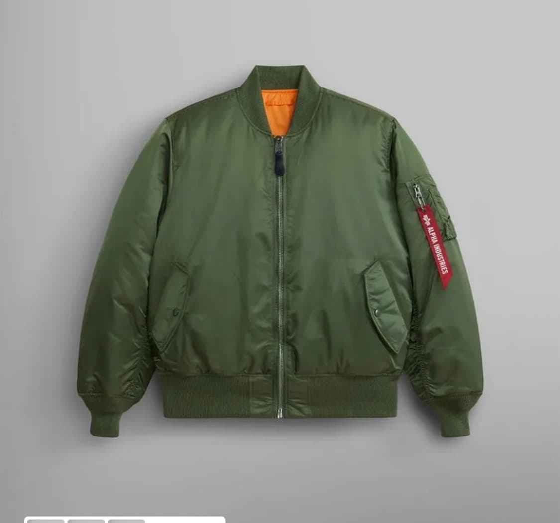 알파인더스트리 ma-1 세이지그린 S 상품이미지1