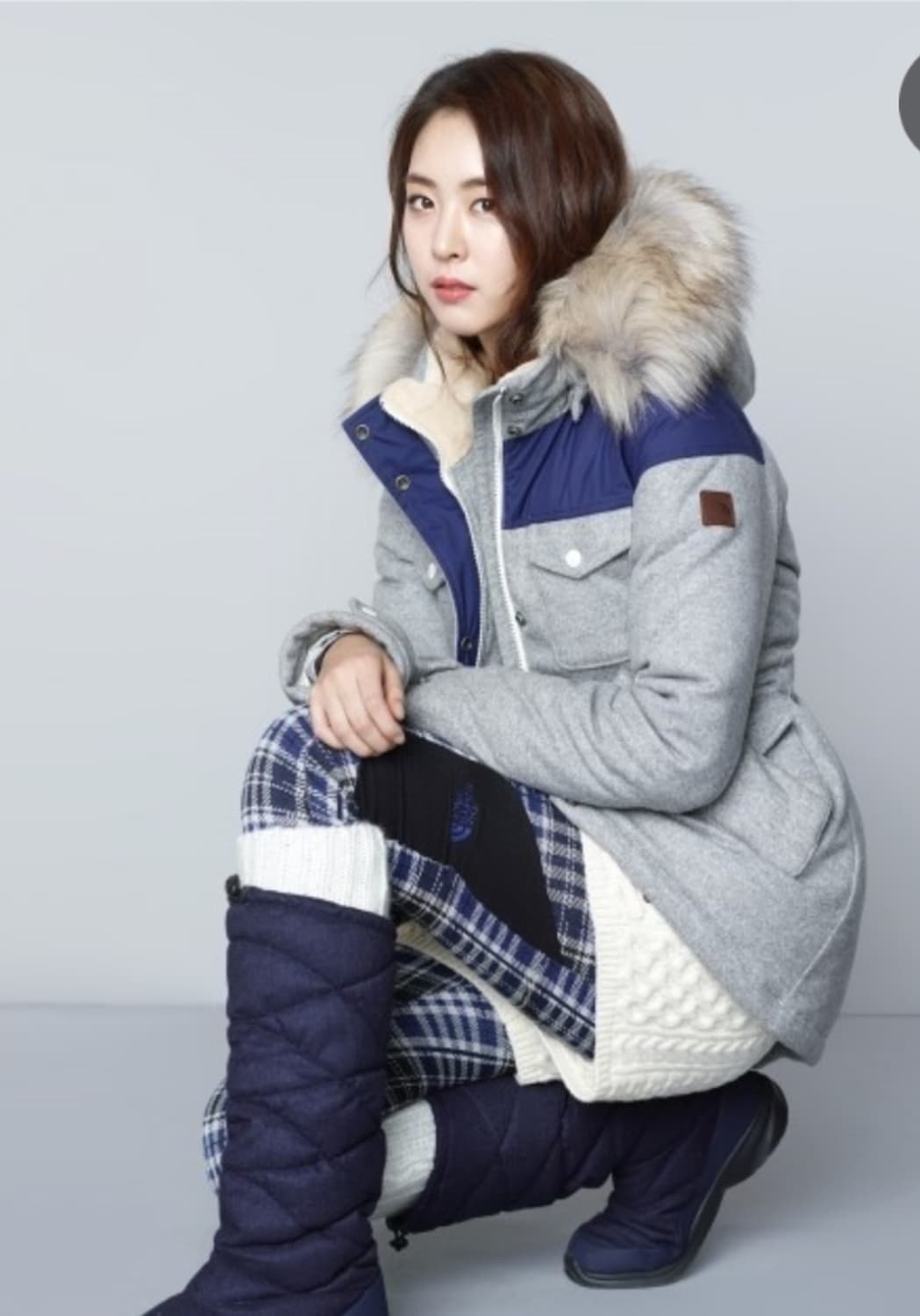 노스페이스 프레스톤 구스다운 패딩 85 여성 상품이미지1