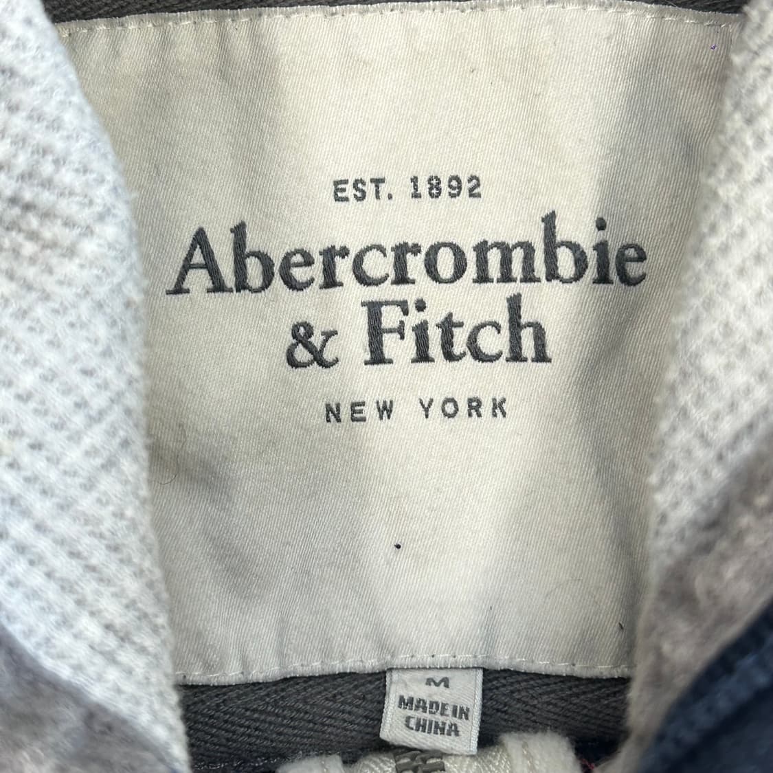 Abercrombie 아베크롬비 2-way 핑크 스펠아웃로고 후드집업 상품이미지6