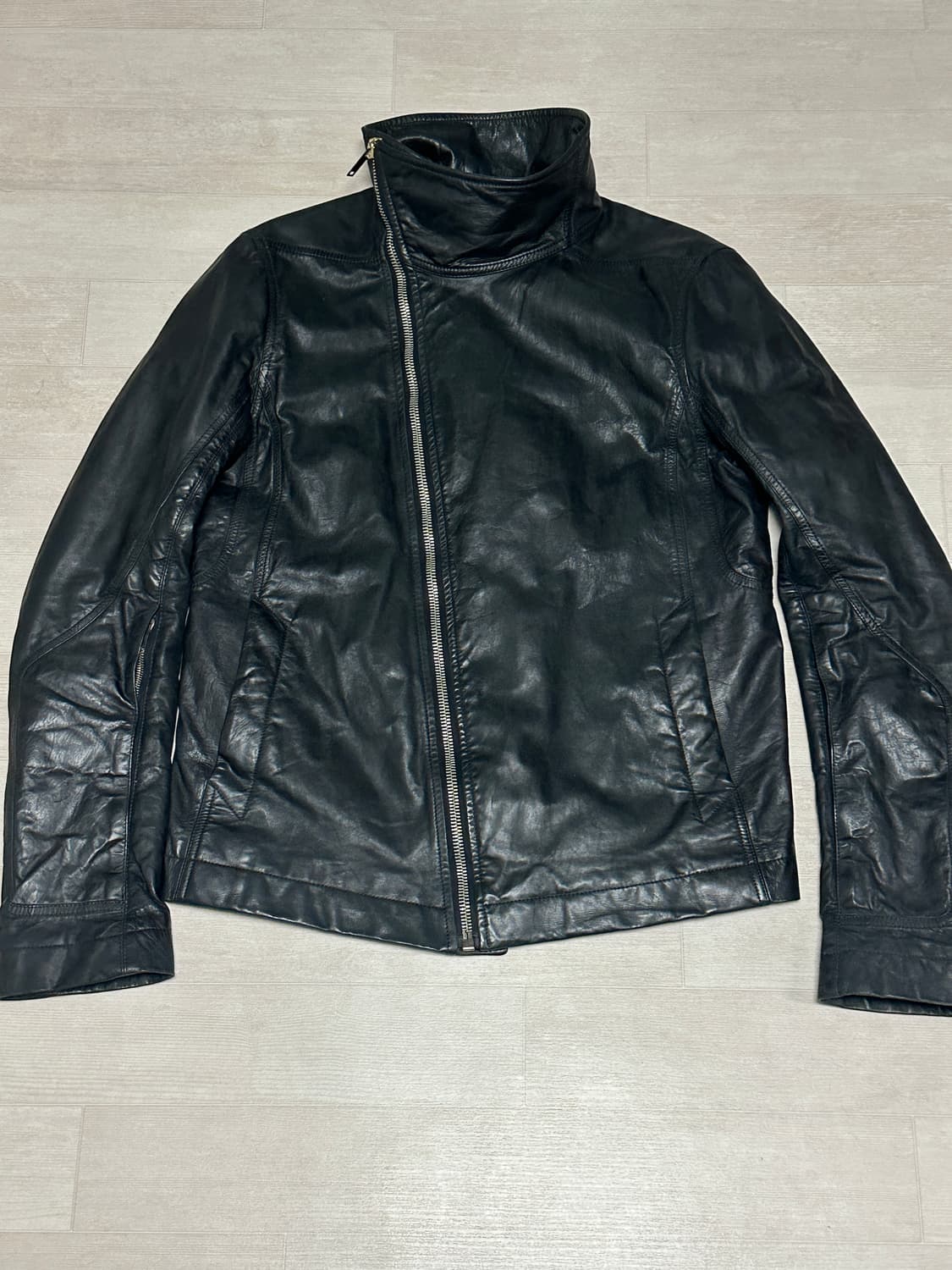 릭오웬스 바우하우스 몰리노 레더자켓 52사이즈 상품이미지1