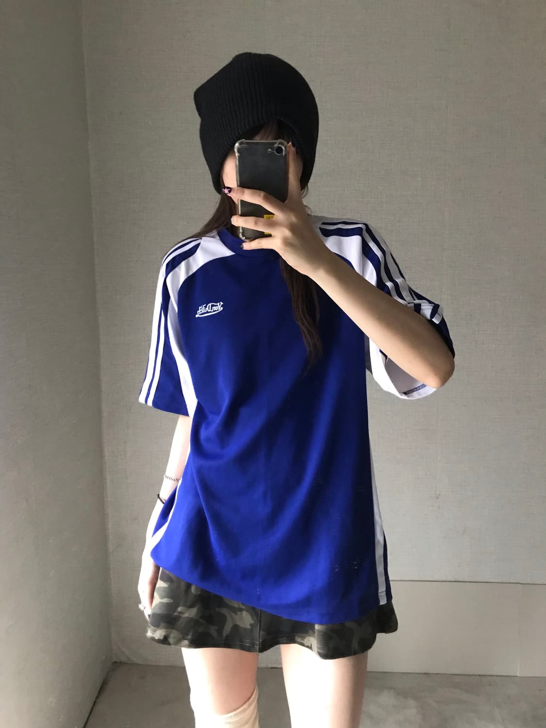 본더치 블루 스포티 반팔티셔츠 상품이미지1