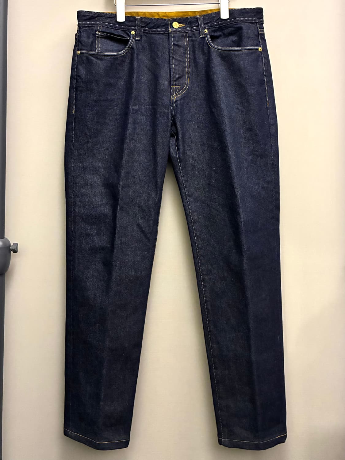 (36)Bastong 바스통 701 인디고 블루 테이퍼드 데님 청바지 상품이미지10