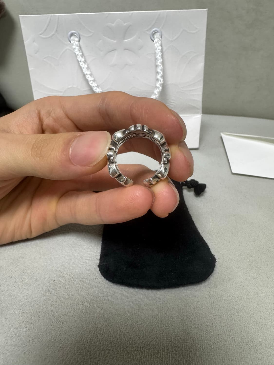 크롬하츠 더블 플로랄링 us6.5 상품이미지3