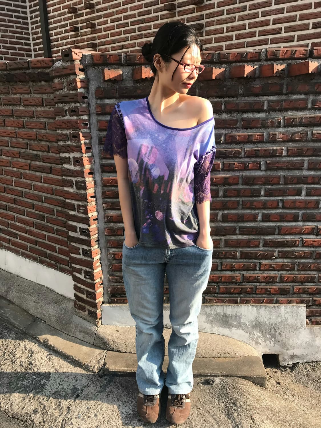 vintage pattern lace top 상품이미지6