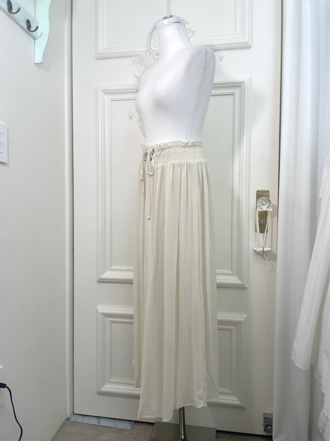 JILL STUART ivory lace-up banding long s 상품이미지2