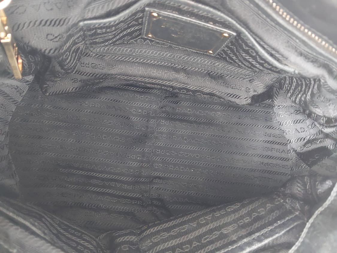 [정품] 프라다 BN1336 포코노 고프레 블랙 토트백 3-WAY 상품이미지9