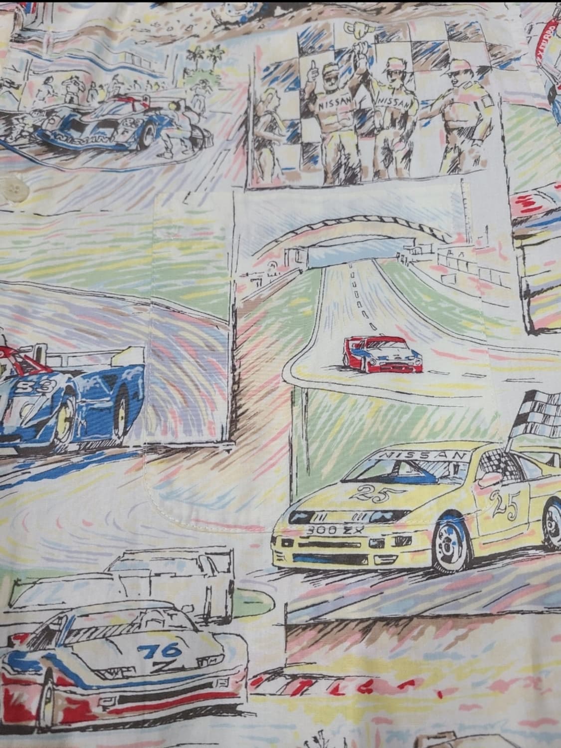 레인스푸너 닛산 모터 스포츠 코튼 셔츠 상품이미지5