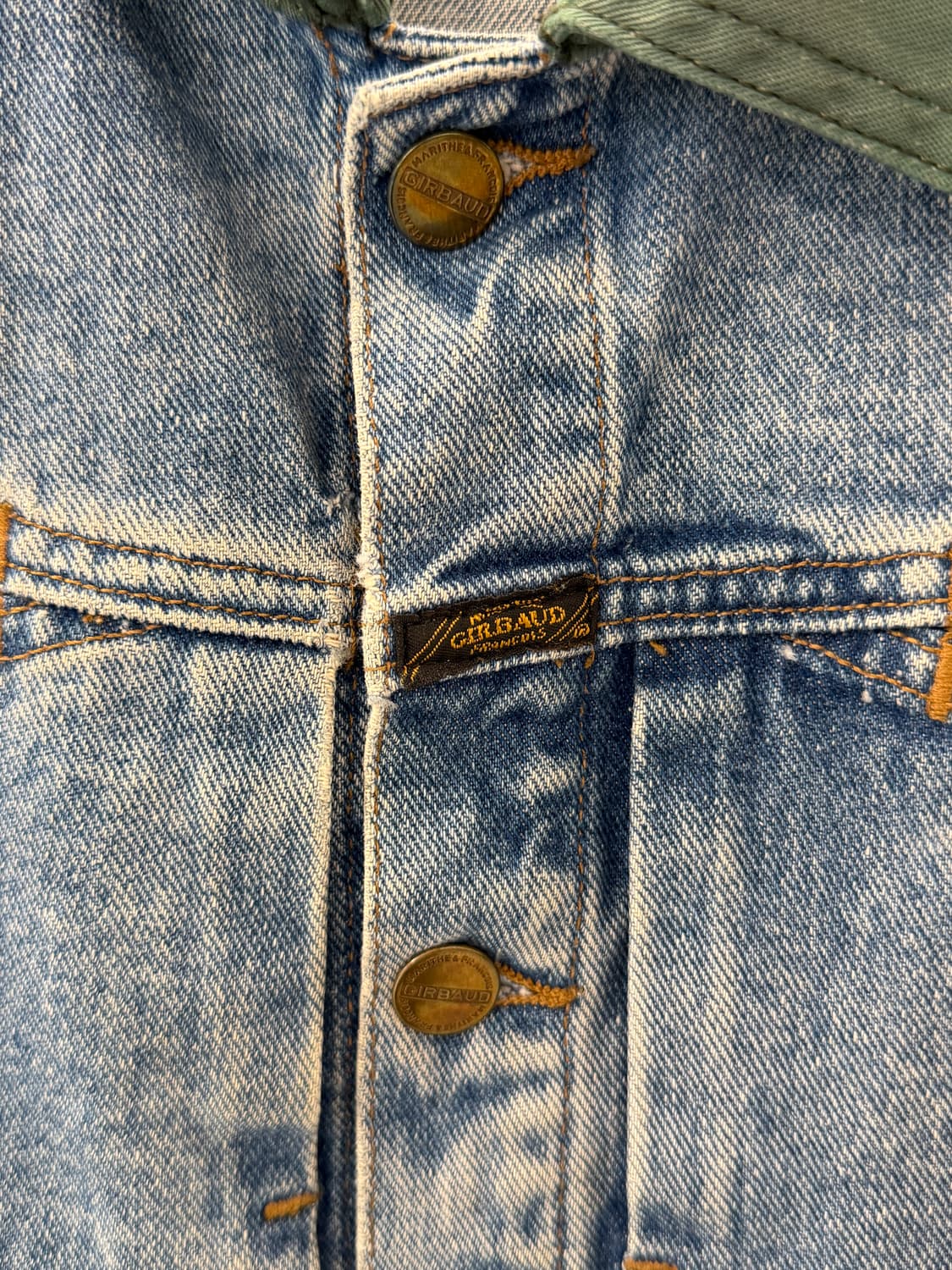 90s nylon collar trucker jacket  상품이미지4