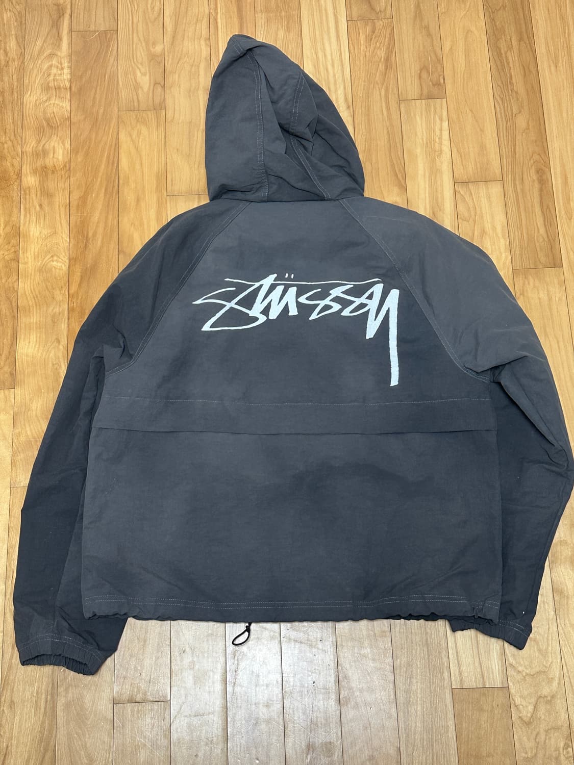 스투시 웨이브 다이 쉘 자켓 블랙 s (115647) 상품이미지3