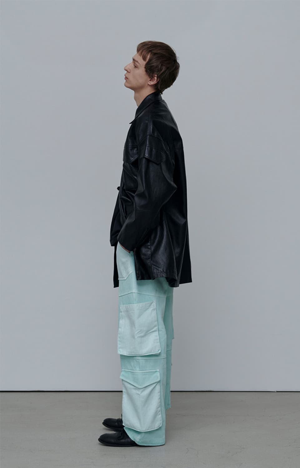 애니타임로릭 레더 필드 자켓 블랙 L 상품이미지3