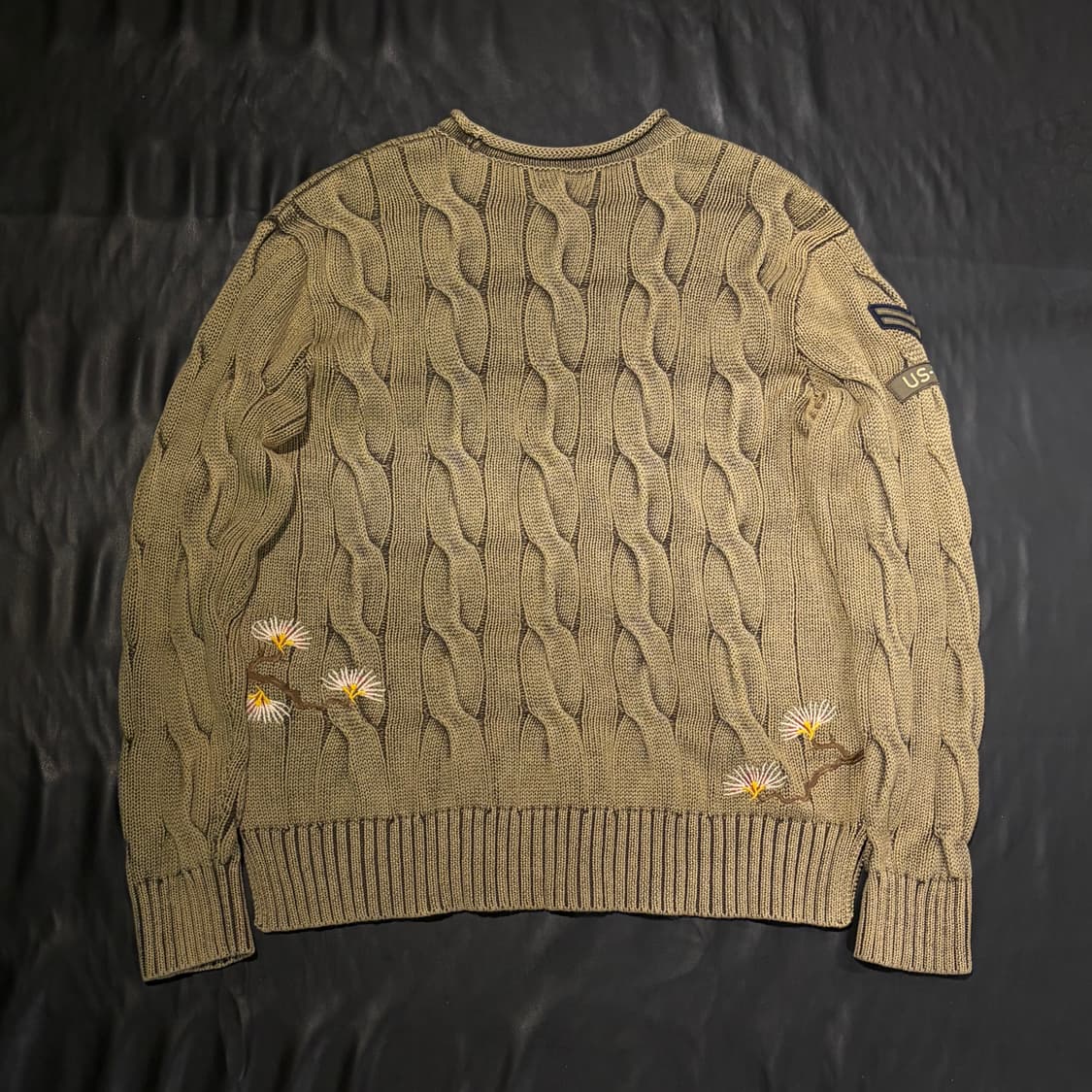 폴로 랄프로렌 밀리터리 아카이브 패치 자수 니트 상품이미지2