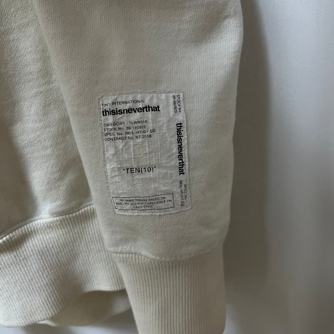 디스이즈네버댓 빅로고 후드티 L/100 상품이미지8