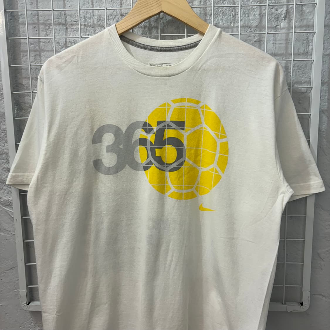 00s 나이키 빈티지 슛 더 볼 프린팅 반팔 티셔츠 XL 상품이미지3